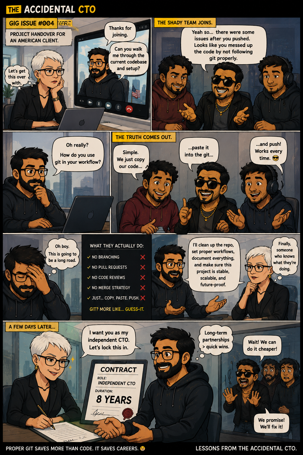 Comic cover for issue 004: The Handover Heist