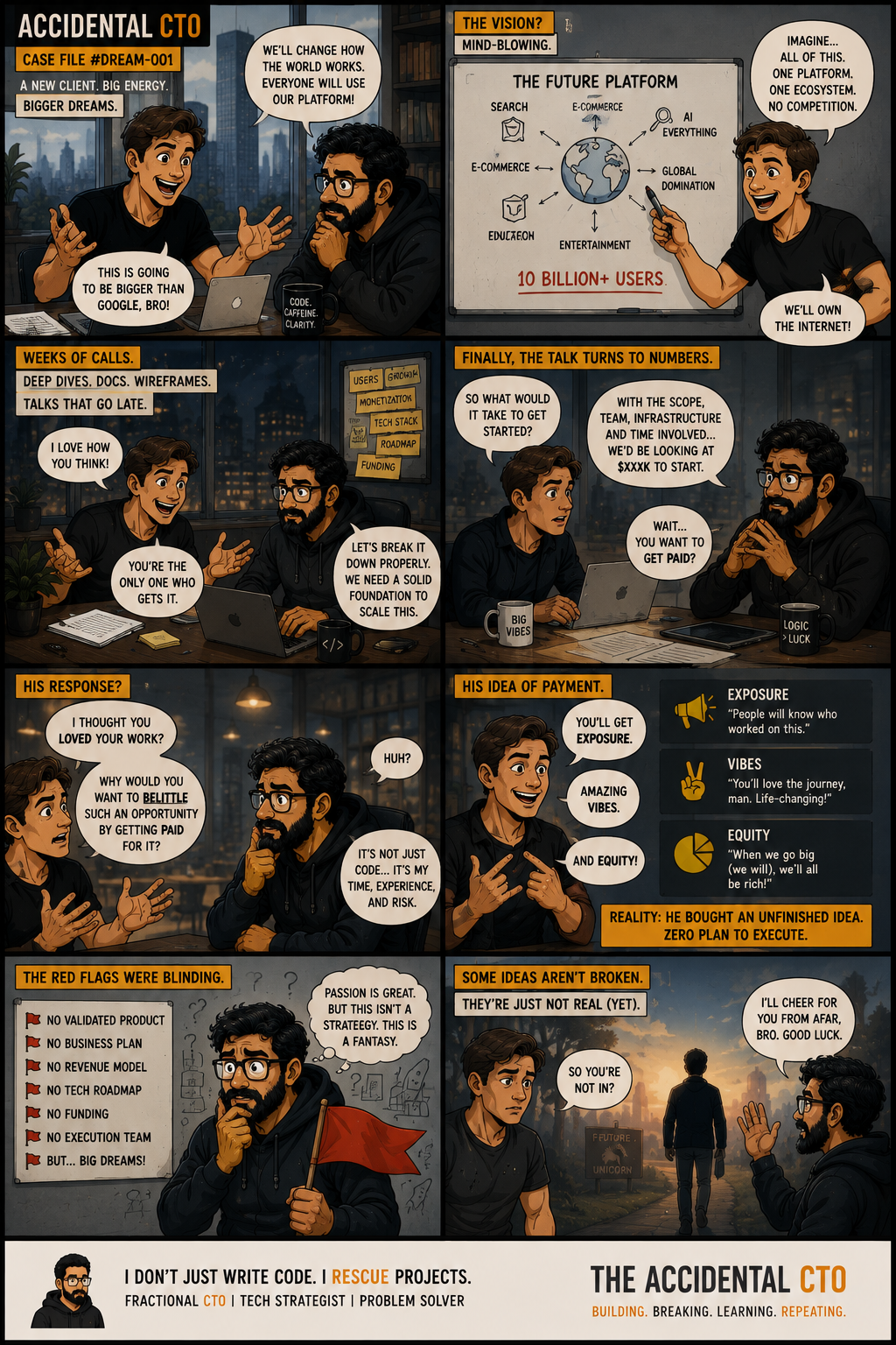 Comic cover for issue 011: The Exposure Economy